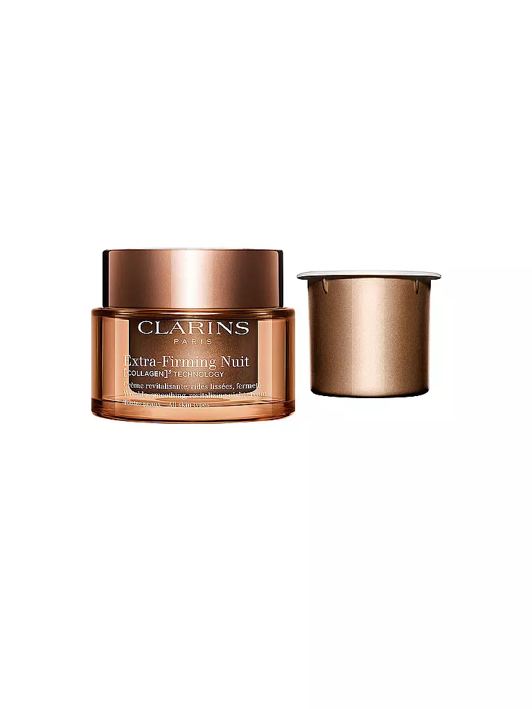 CLARINS | Crema facial - Extra-Firming Nuit [COLLAGEN]³ TECHNOLOGY Crème Toutes Peaux rellenable 50ml | 