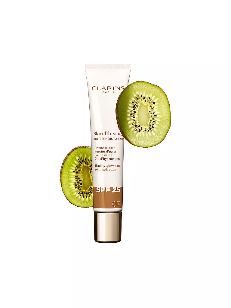 CLARINS | Crema facial - Skin Illusion Tinted Moisturizer SPF 25 07 40ml | Marrón claro