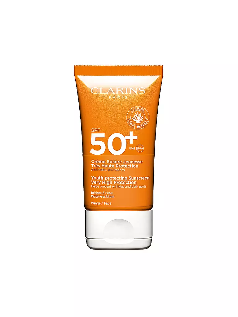 CLARINS | Cuidado solar - Crème Solaire Jeunesse Très Haute Protection SPF 50+ 50ml | Sin color