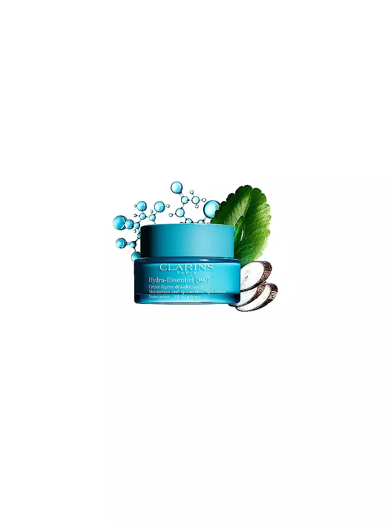 CLARINS | Hydra-Essentiel Crème légère désaltérante - Toutes peaux 50ml | Sin color
