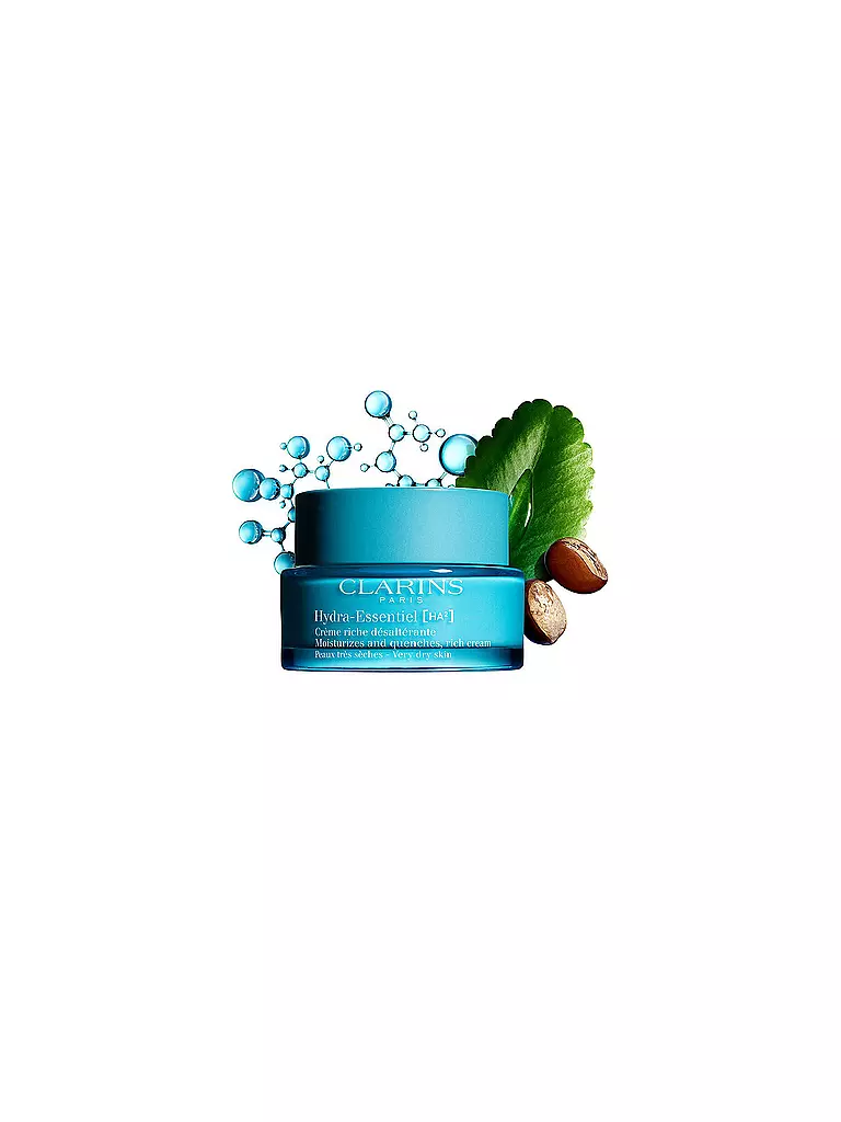 CLARINS | Hydra-Essentiel Crème riche désaltérante - Piel muy seca 50ml | Sin color