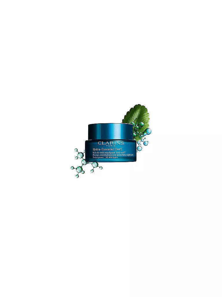 CLARINS | Hydra-Essentiel Soin de nuit repulpant "anti-soif" - Toutes peaux 50ml | Sin color
