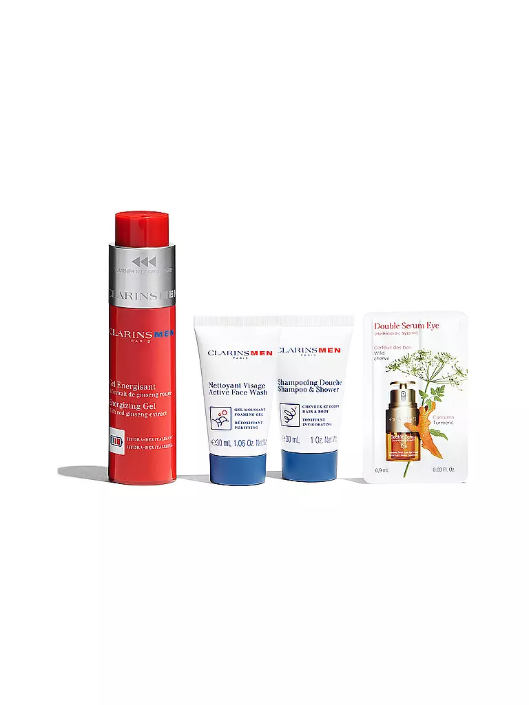 CLARINS | Set de regalo - CLARINSMEN Energy Set 2x30ml / 50ml / 0,9 ml | Sin color