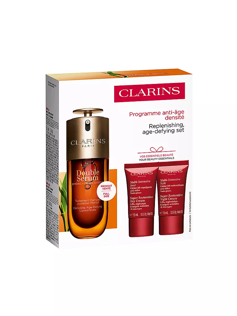 CLARINS | Set de regalo - Double Serum & Multi-Intensive Set 2x15ml / 50ml / 0,9 ml | 