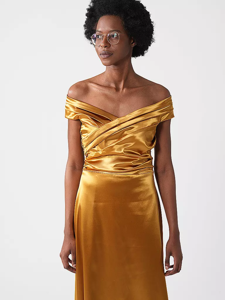 CLAUS TYLER | Vestido de noche ANDRA | Oro