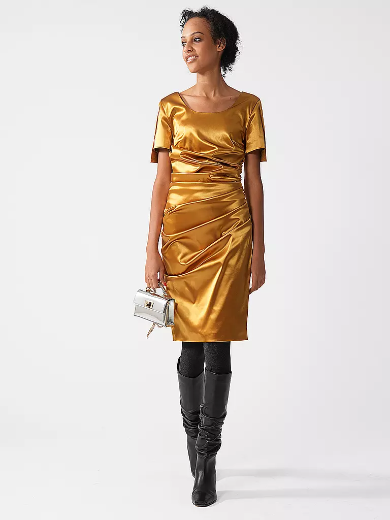 CLAUS TYLER | Vestido de noche AUDRY | Oro