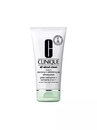 CLINIQUE | All About Clean Gel Limpiador + Exfoliante 2 en 1 Antipolución 150 ml | Sin color