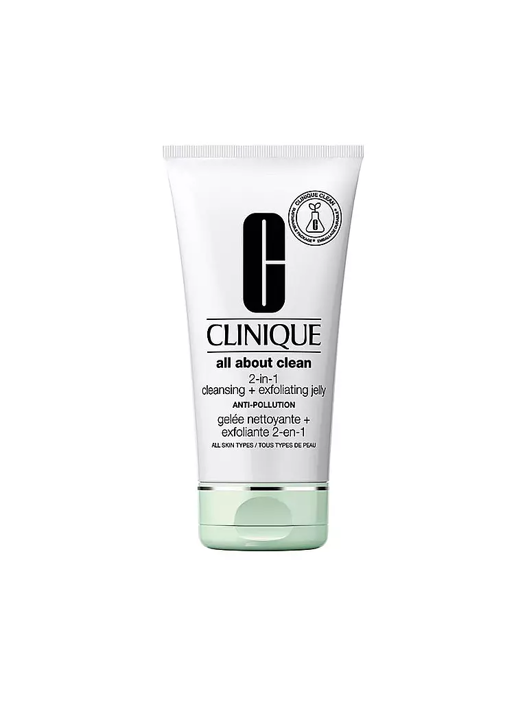CLINIQUE | All About Clean Gel Limpiador + Exfoliante 2 en 1 Antipolución 150 ml | Sin color