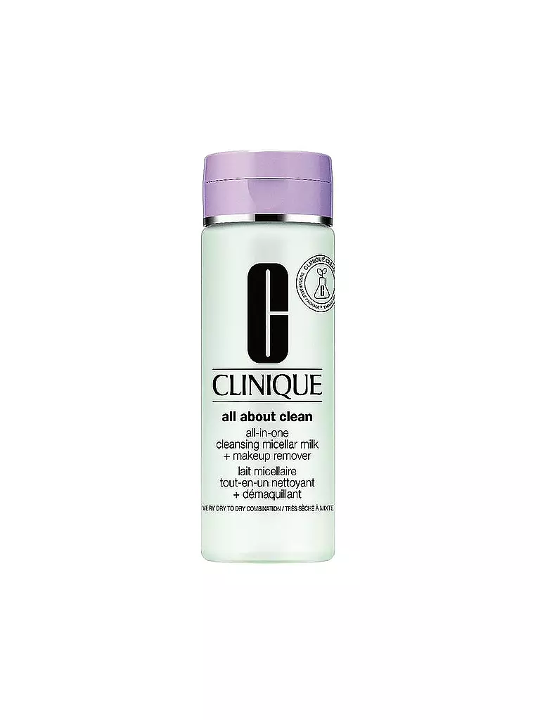 CLINIQUE | All About Clean Leche micelar limpiadora todo en uno + desmaquillante 200 ml | Sin color