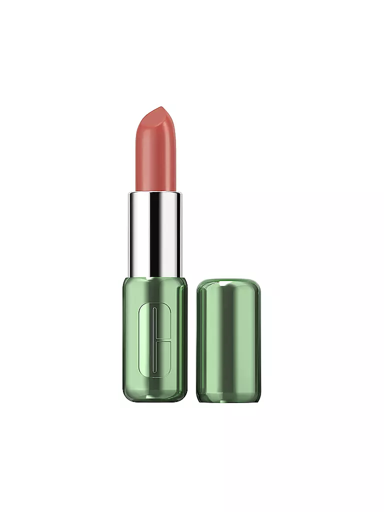 CLINIQUE | Labial - Pop Longwear Lip Satin (33 Peoney Pop) | Rojo oscuro