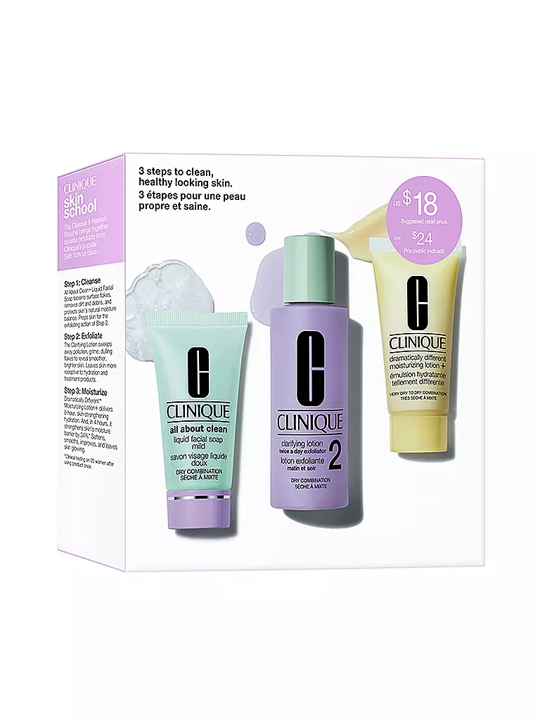 CLINIQUE | Set de regalo - Intro Kit Tipo de piel 2 Set 2x30ml / 60 ml | Sin color