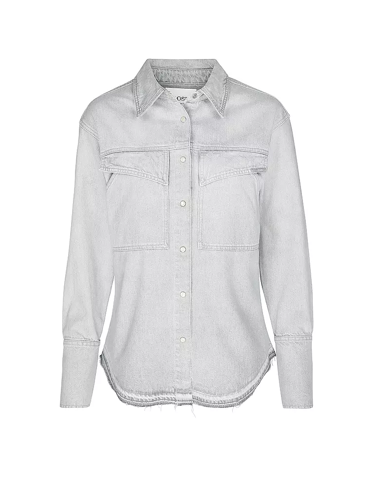 CLOSED | Blusa vaquera | hellgrau