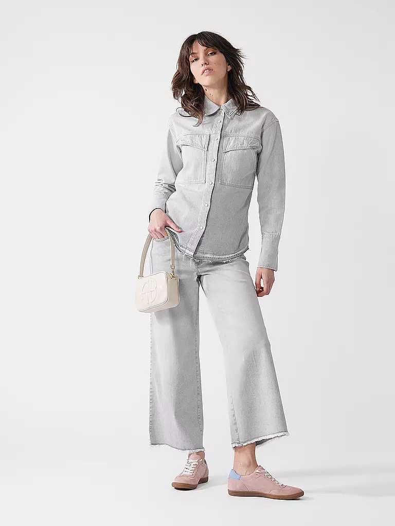 CLOSED | Blusa vaquera | hellgrau