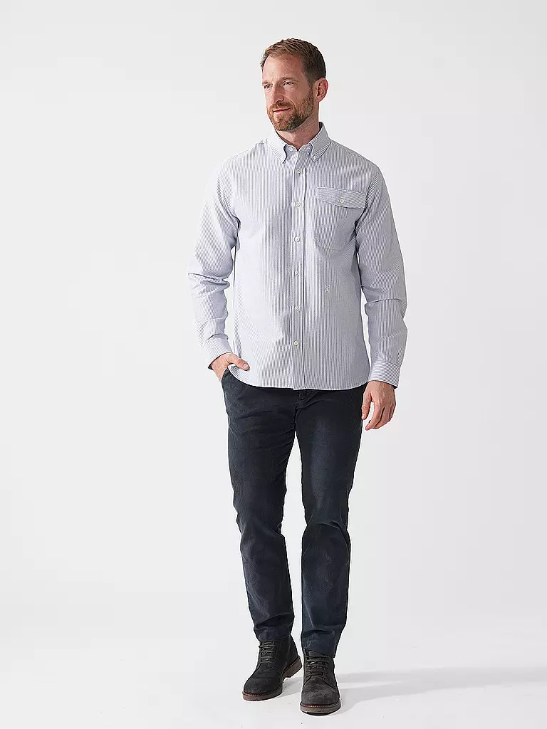 CLOSED | Cordhose Slim Fit CLIFTON | Azul