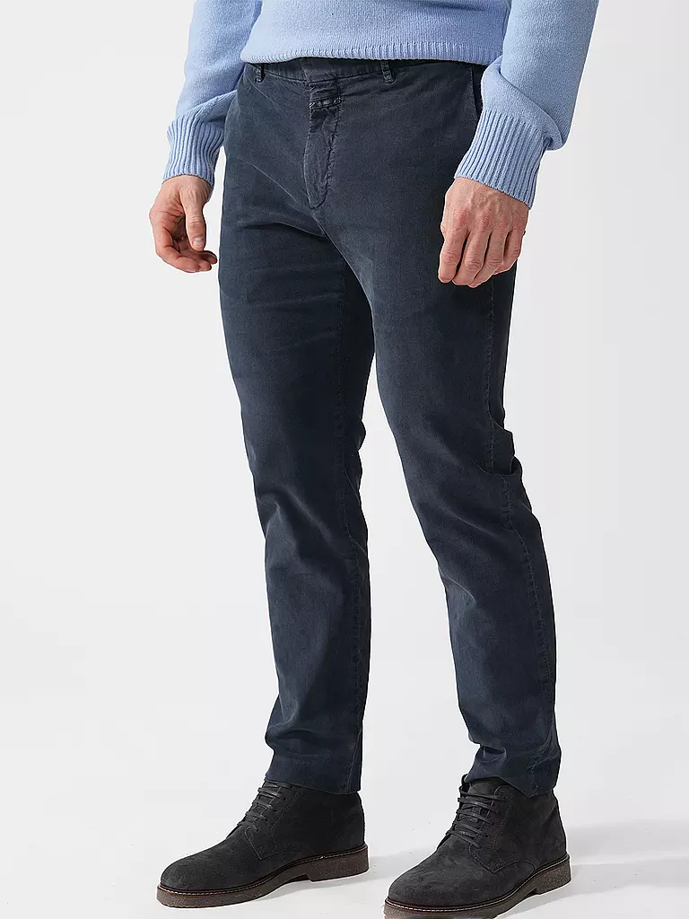 CLOSED | Cordhose Slim Fit CLIFTON | Azul