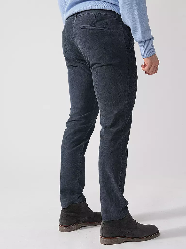 CLOSED | Cordhose Slim Fit CLIFTON | Azul