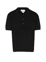 CLOSED | Strickpoloshirt  | Negro