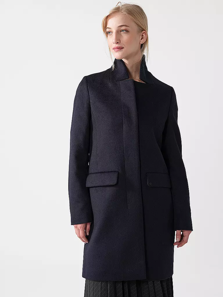 CLOSED | Wollmantel | Negro