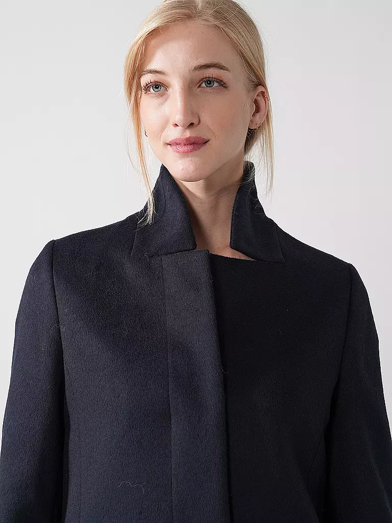 CLOSED | Wollmantel | Negro