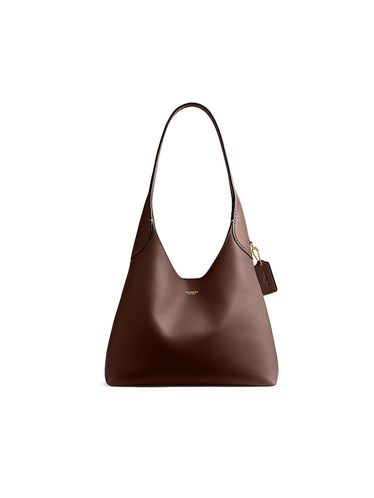 Bolso de cuero - Bolso Hobo BROOKLYN 28 marrón