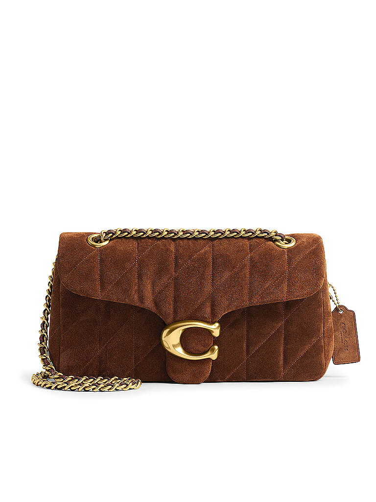 Coach Bolso de cuero - Bolso bandolera TABBY 26 marrón