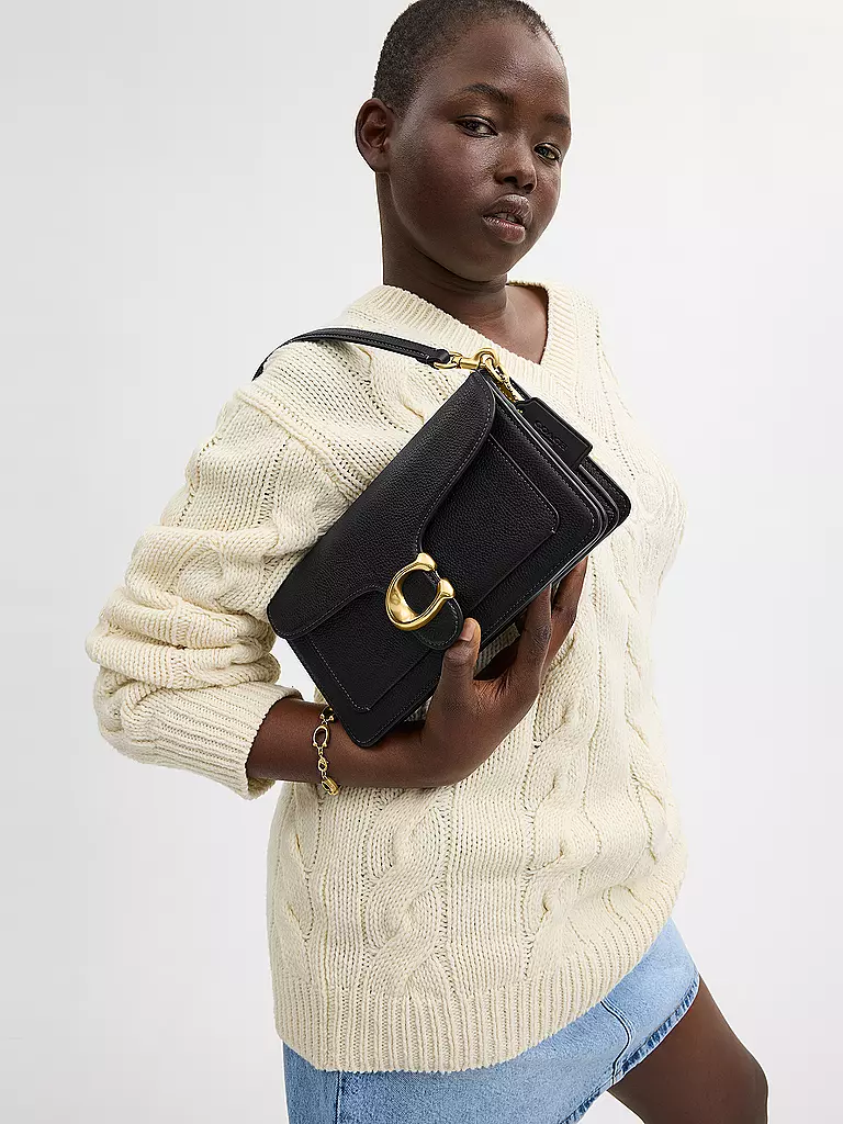 COACH | Bolso de cuero - Bolso bandolera TABBY 26 | Negro