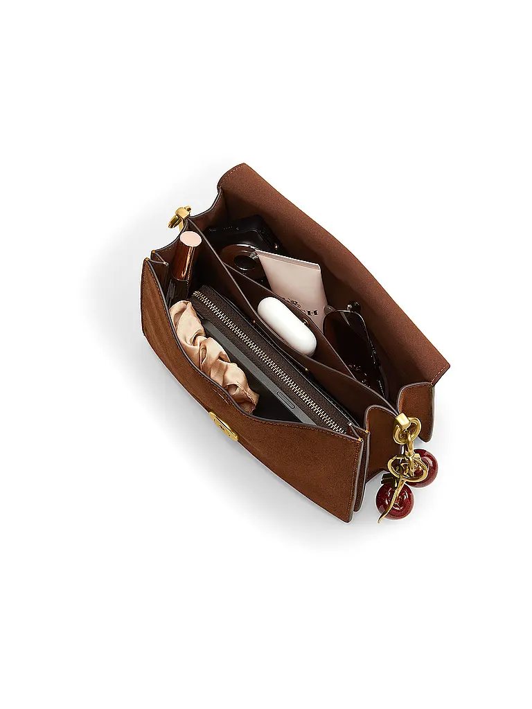 COACH | Bolso de cuero - Bolso bandolera TABBY | Marrón