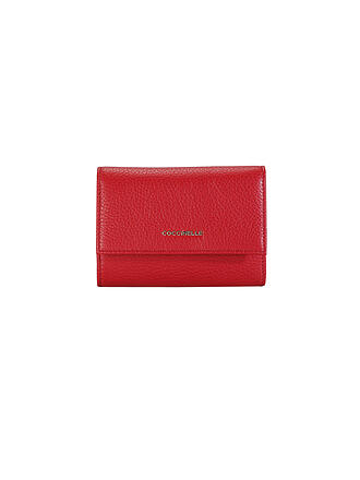 COCCINELLE | Nombre del producto: Monedero METALLIC SOFT
Marca: COCCINELLE
Color: rojo
Categorías: Moda, Mujer

Material: Cuero
Estampado: Liso
Detalles: Logotipo