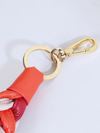 COCCINELLE | Llavero BOHEME TRICOLOR