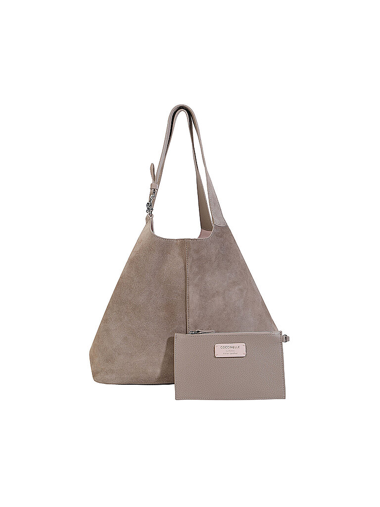Bolso de cuero - Shopper C-EASY beige