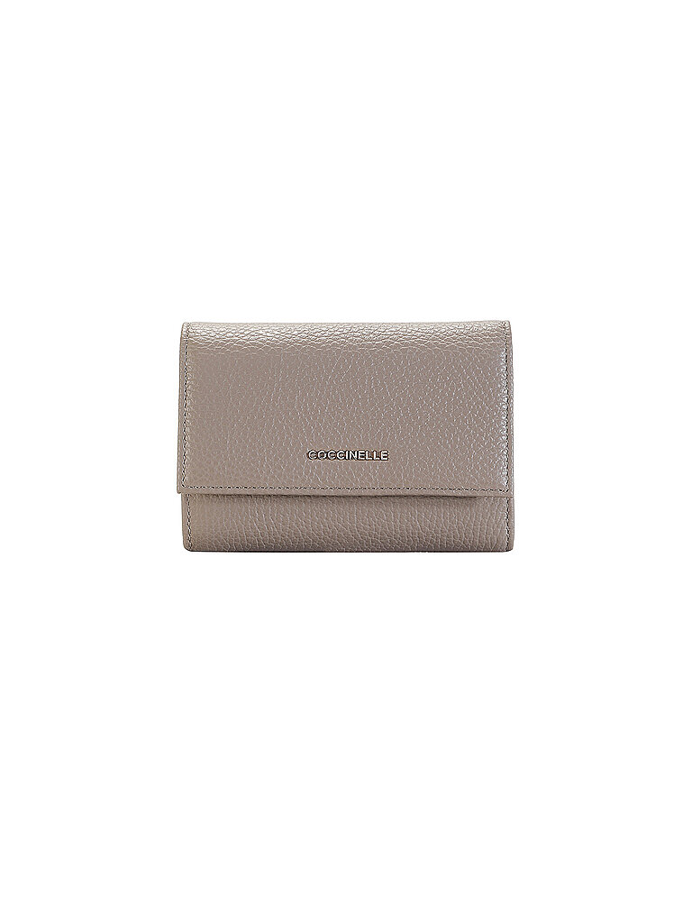 Coccinelle Monedero METALLIC SOFT beige