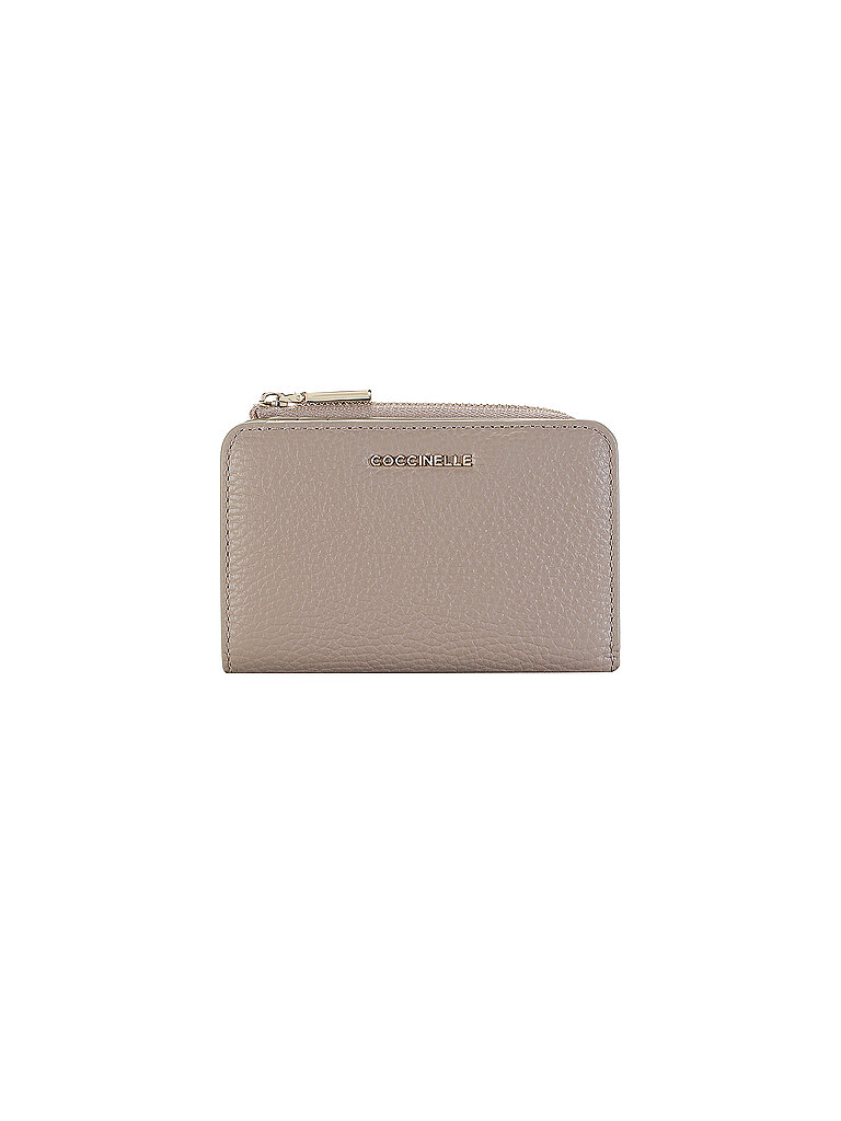 Coccinelle Monedero METALLIC SOFT beige