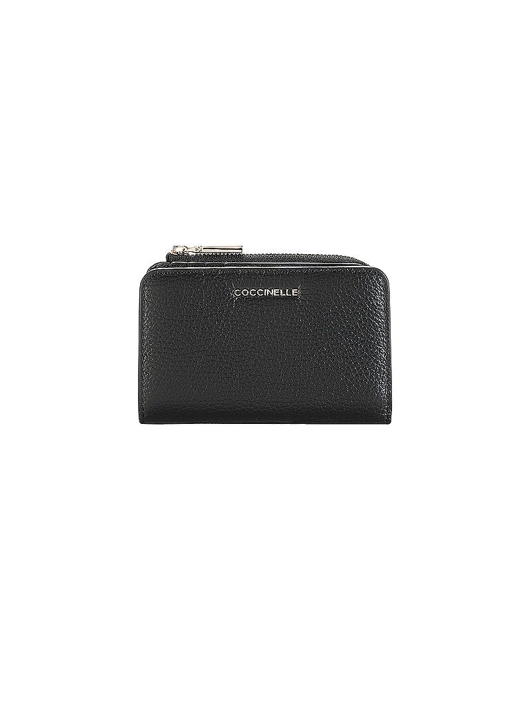 Coccinelle Monedero METALLIC SOFT negro