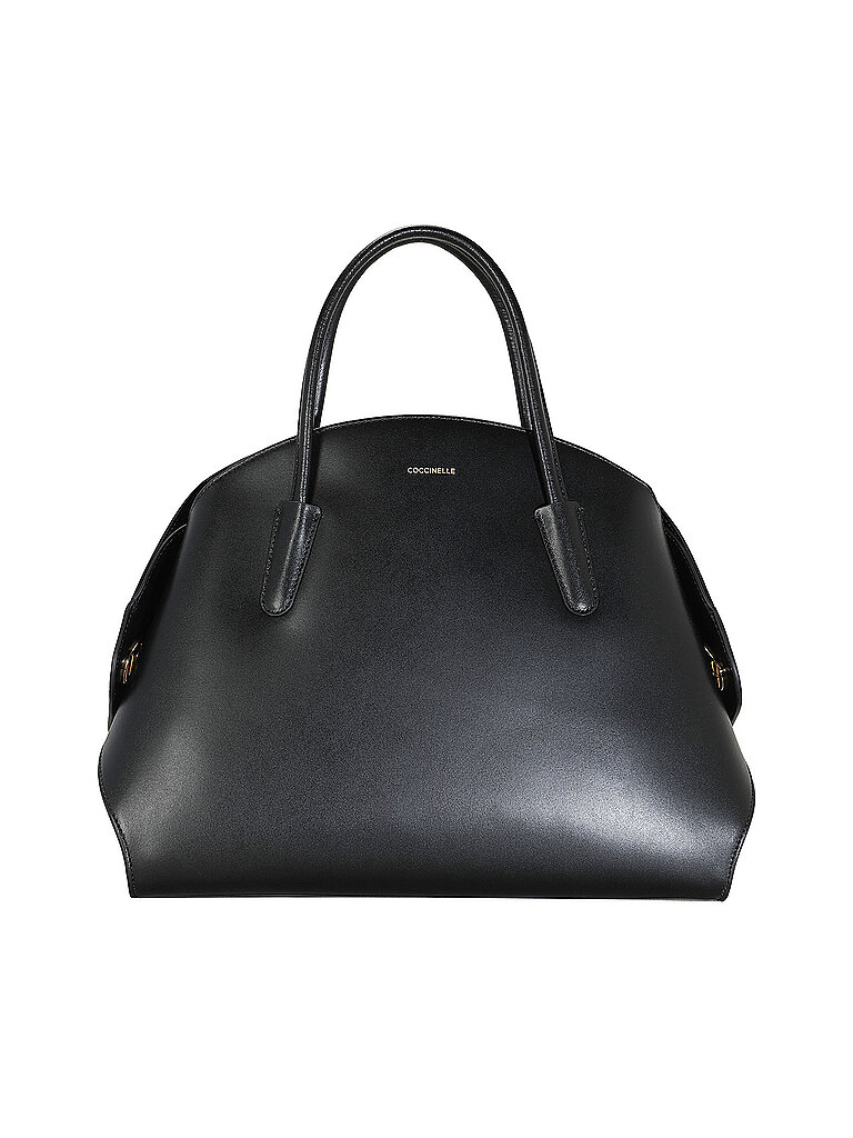 COCCINELLE Bolso de cuero - Bolso de mano COCCINELLETYLDE Marca: COCCINELLE Color: negro Categorías: Moda, Mujer Material: Cuero Diseño: Liso Detalle negro