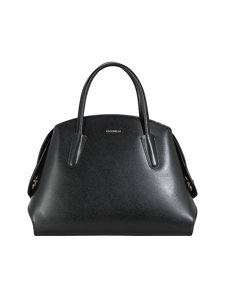 COCCINELLE Bolso de cuero - Bolso de mano COCCINELLETYLDE Marca: COCCINELLE Farbe: negro Categorías: Moda, Mujer Material: cuero Diseño: Liso Detalle negro