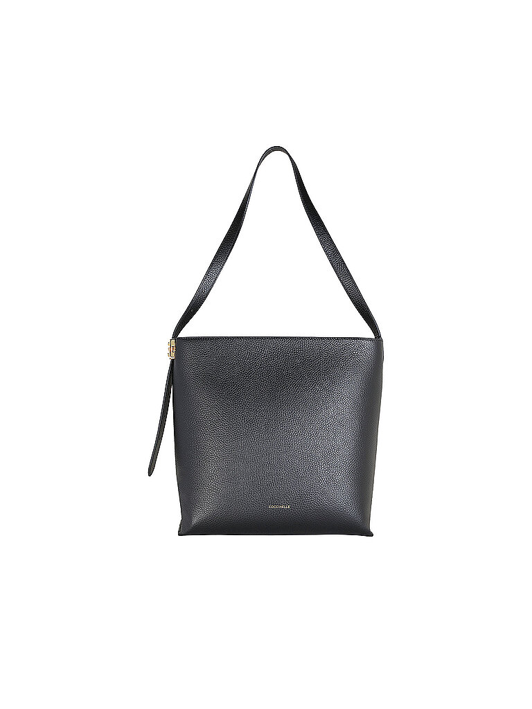 COCCINELLE Bolso de cuero - Hobo Bag C-ME negro