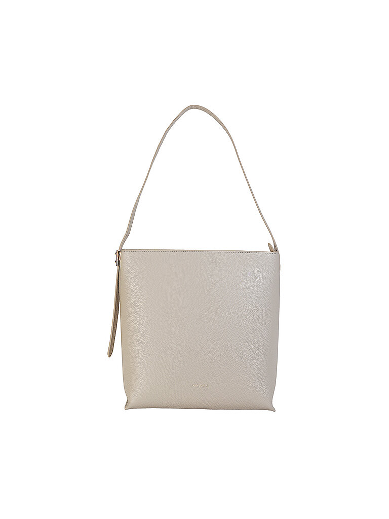 COCCINELLE Bolso de cuero - Hobo Bag C-ME crema