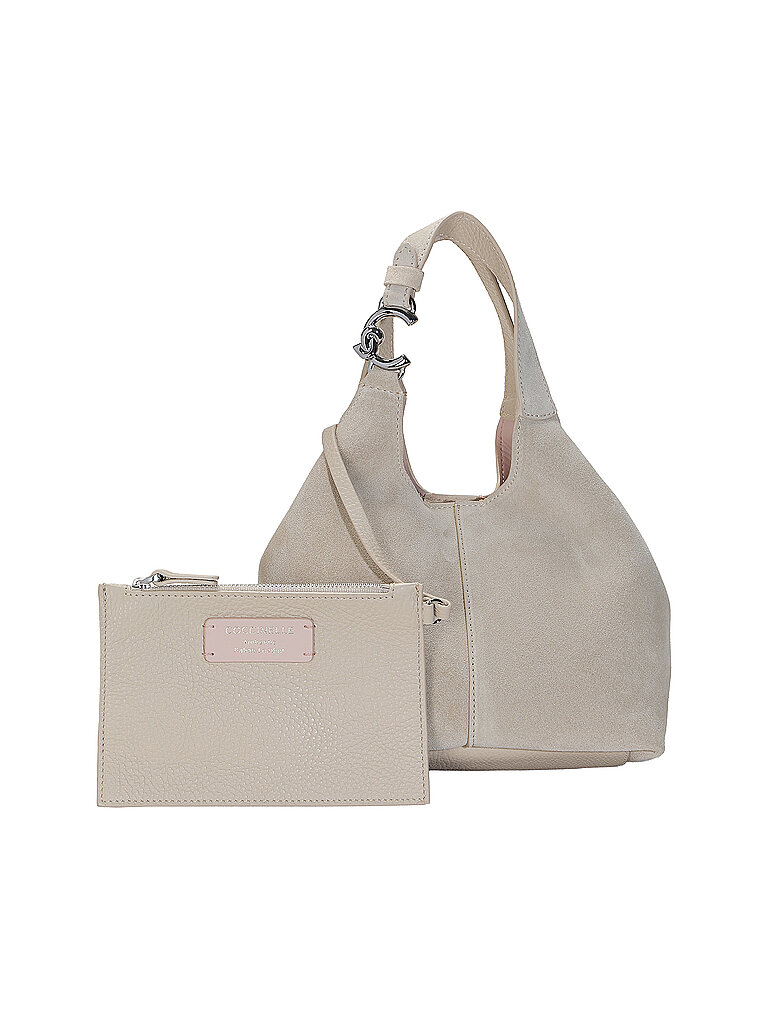 COCCINELLE Bolso de cuero - Mini Bag C-EASY crema