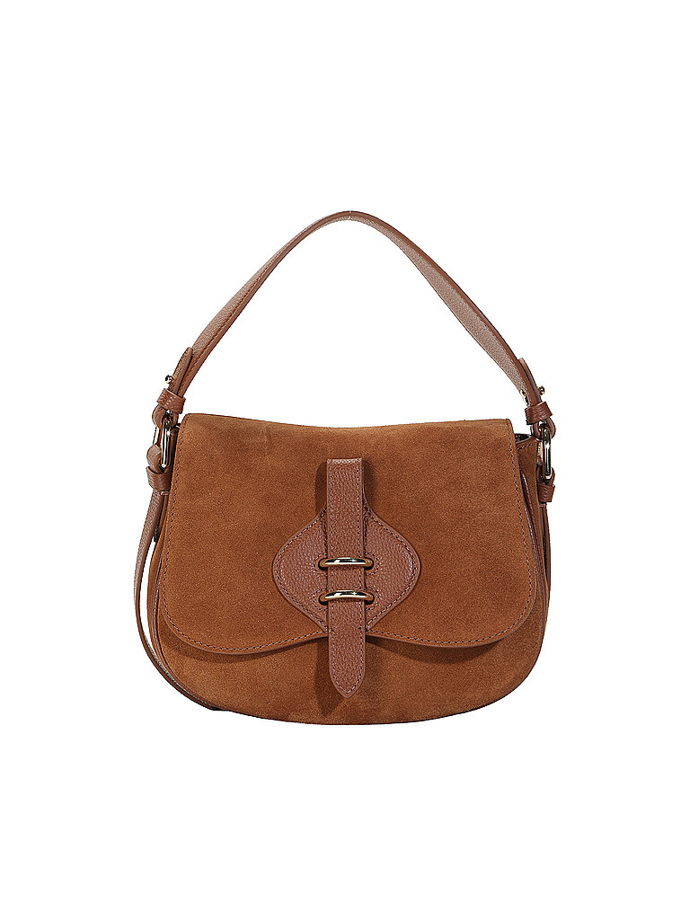 COCCINELLE Bolso de cuero - Bolso bandolera MAVERY marrón