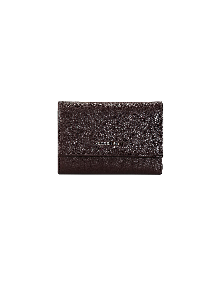 Billetera METALLIC SOFT rojo oscuro