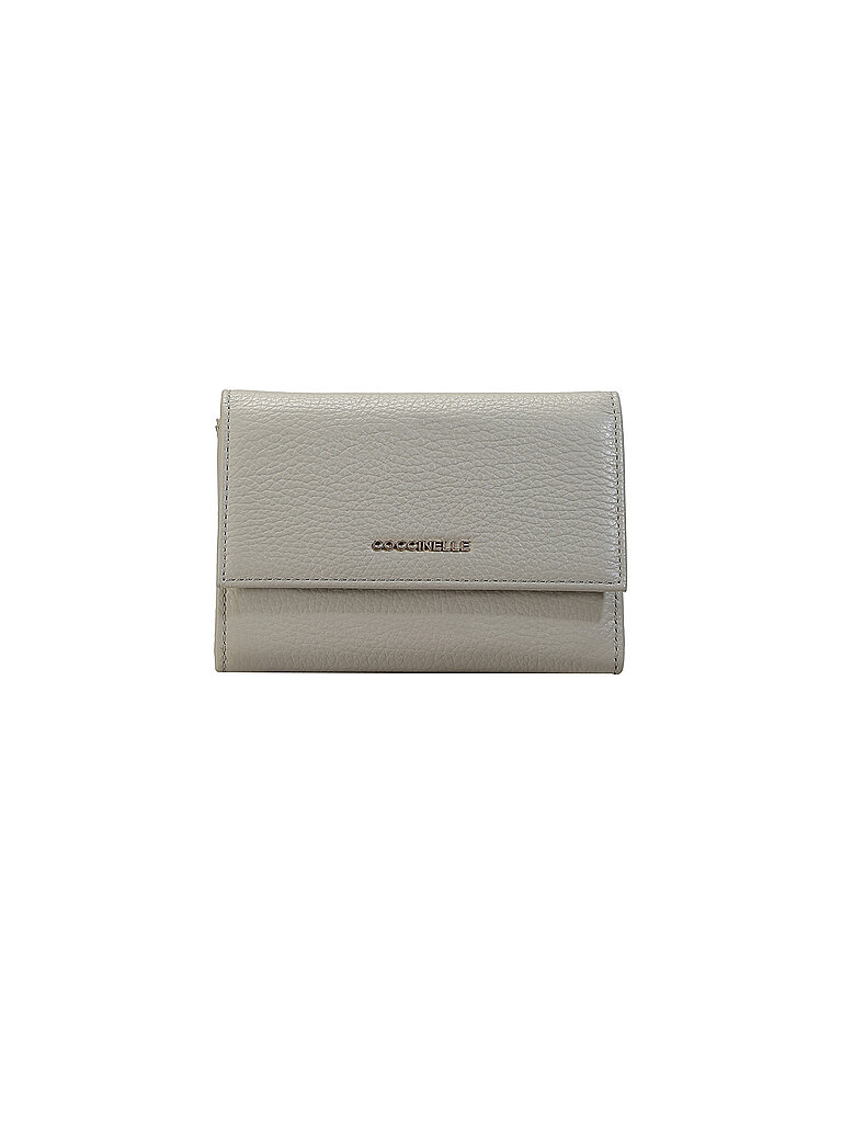 Billetera METALLIC SOFT crema