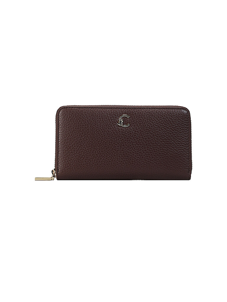 Billetera METALLIC SOFT rojo oscuro