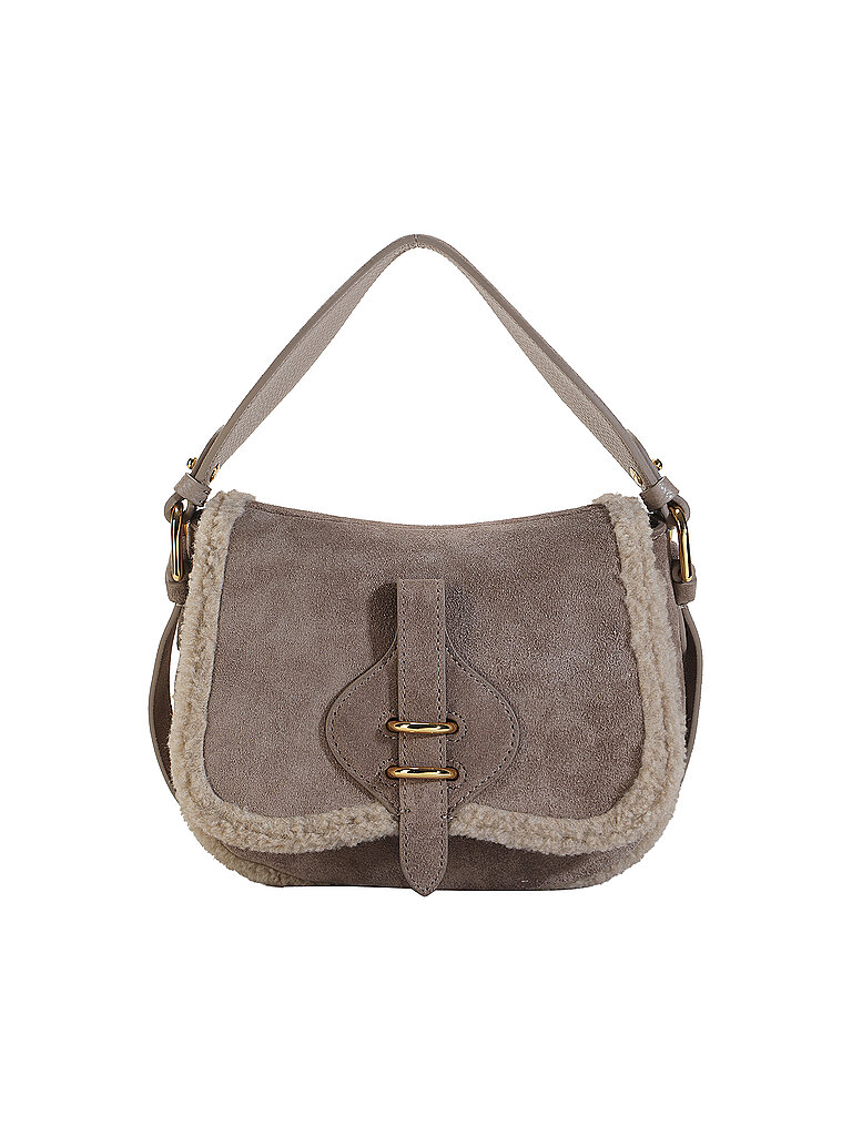 Coccinelle Bolso de cuero - Bandolera MAVORY beige