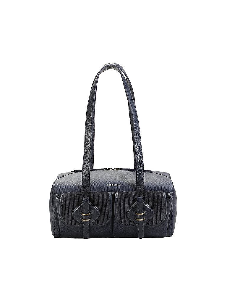Coccinelle Bolso de piel - Bandolera MAVERY azul oscuro