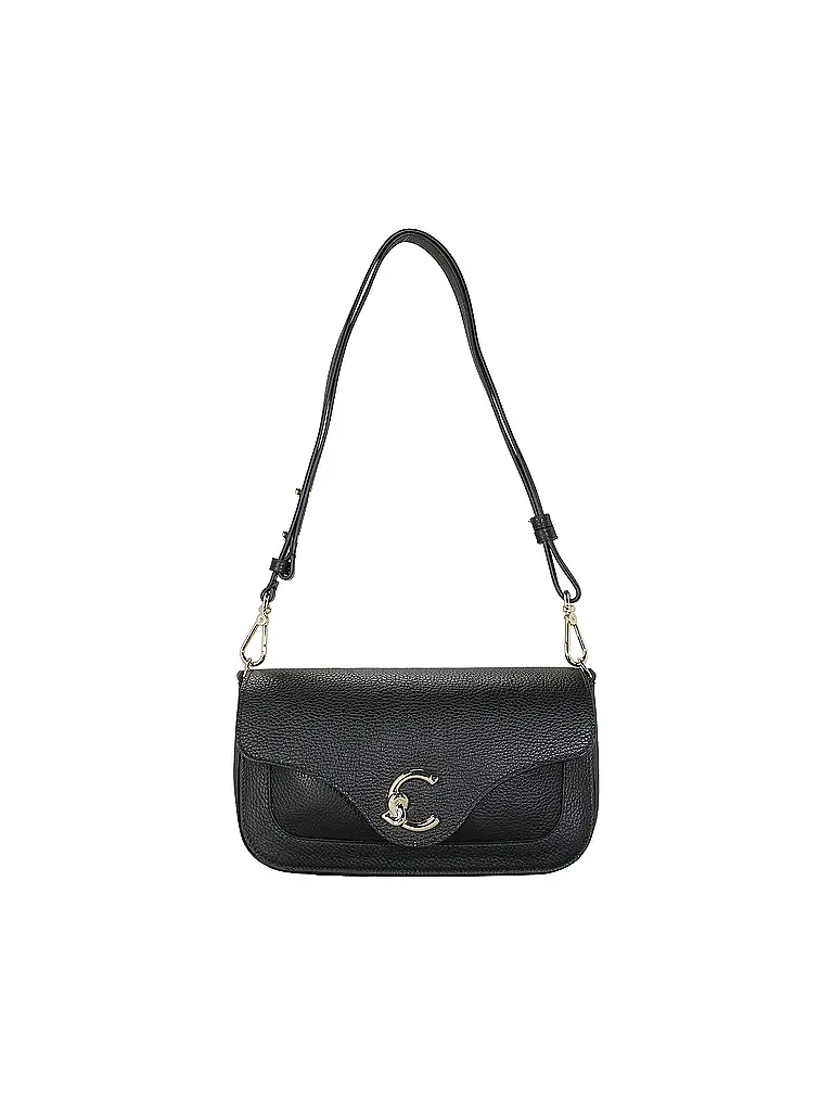 COCCINELLE | Bolso de cuero - Bolso bandolera C-ME | Negro