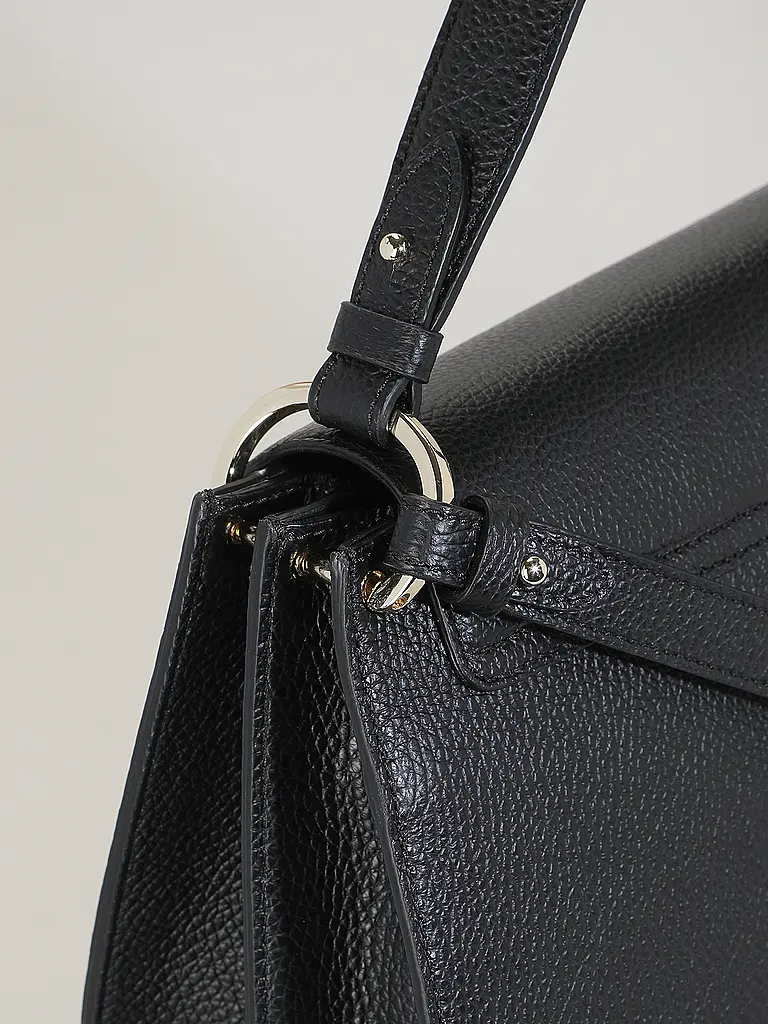 COCCINELLE | Bolso de cuero - Bolso bandolera C-ME | Negro