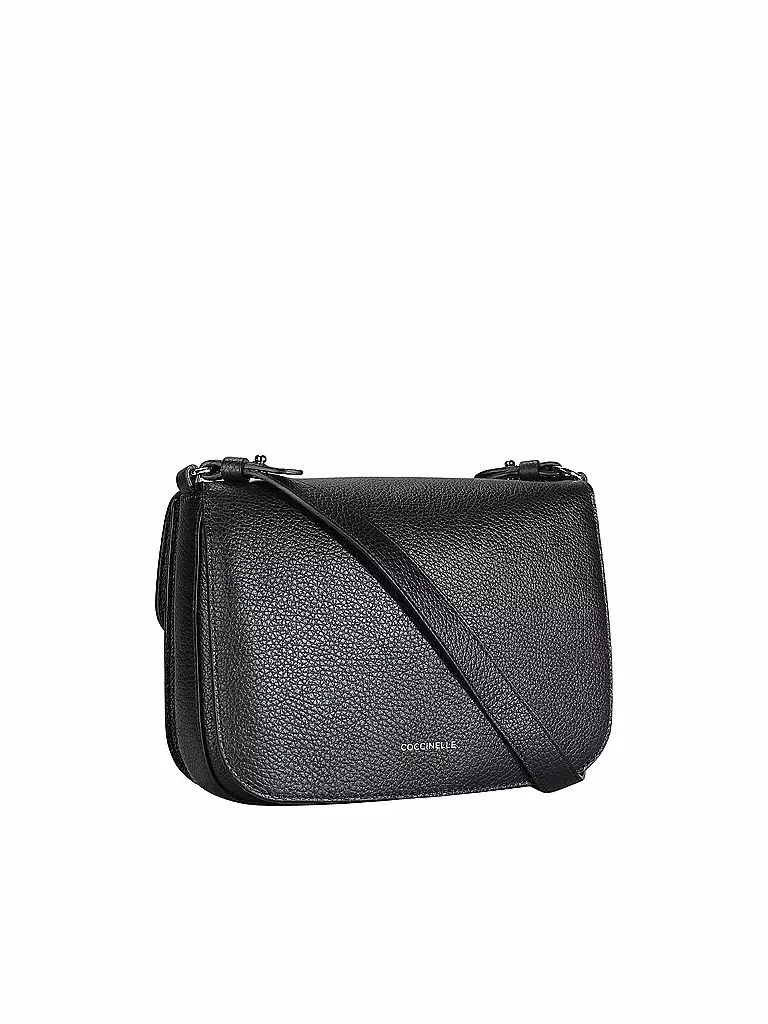 COCCINELLE | Bolso de cuero - Bolso bandolera COCCINELLE C-ME | Negro