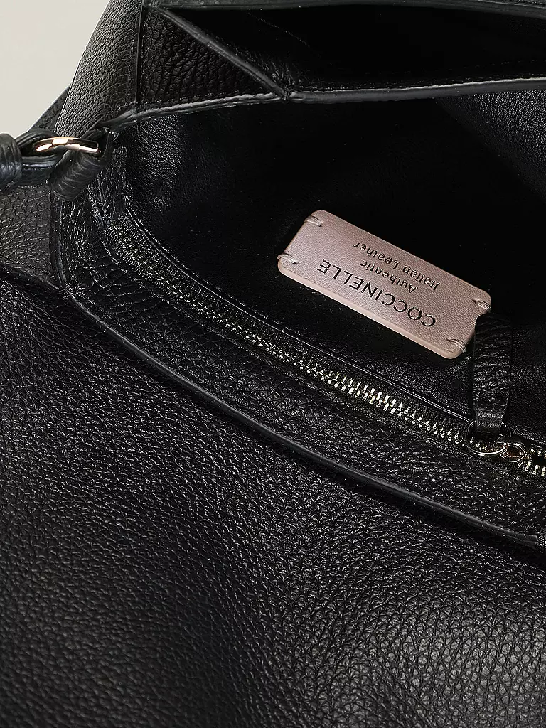 COCCINELLE | Bolso de cuero - Bolso bandolera COCCINELLE C-ME | Negro