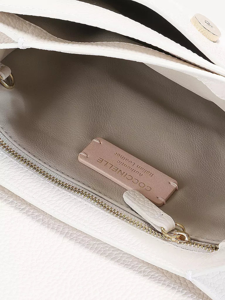 COCCINELLE | Bolso de cuero - Bolso bandolera COCCINELLE C-ME | Blanco