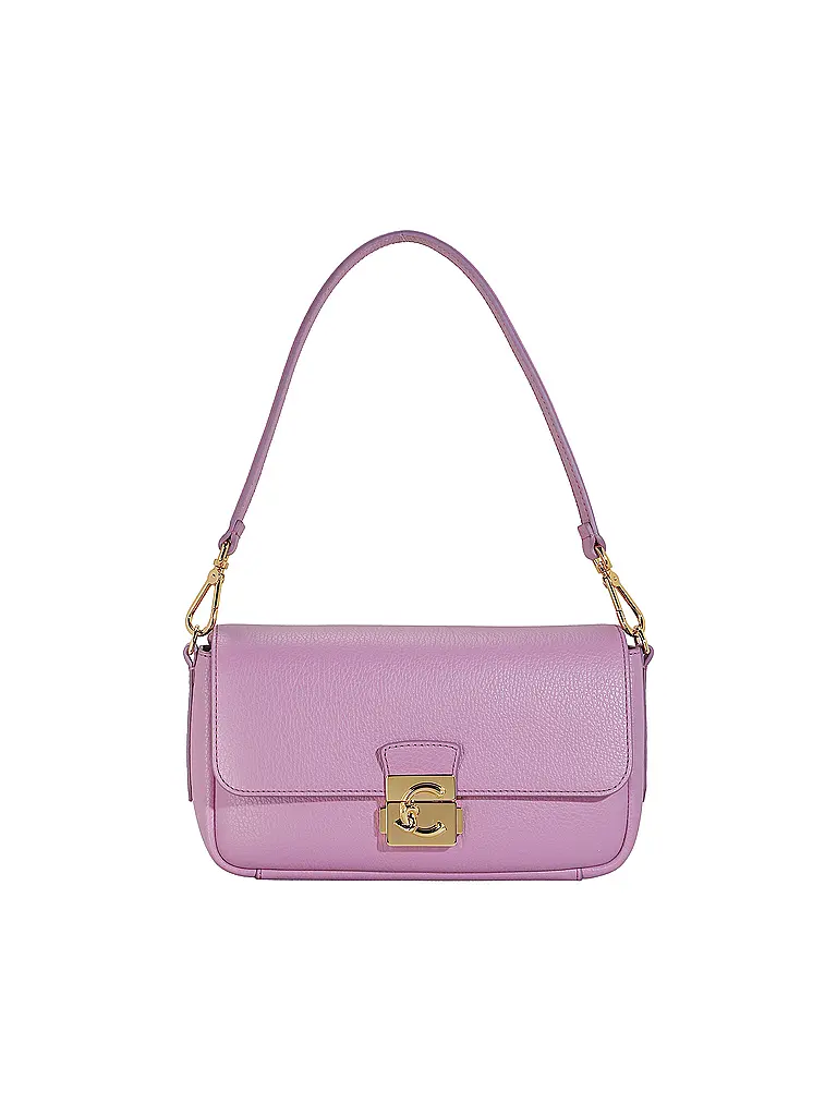 COCCINELLE | Bolso de cuero - Bolso de hombro C-ME LOCK Medium | Fucsia